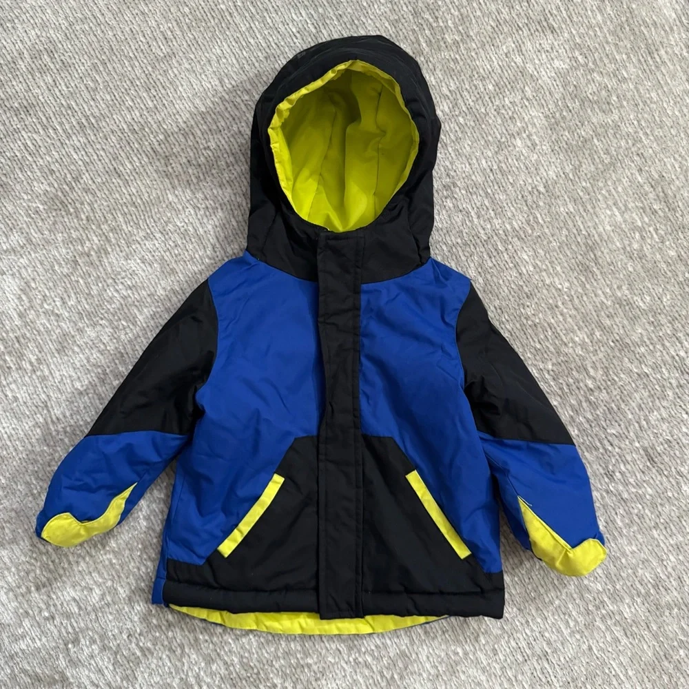 The Children’s Place Toddler Winter‎ Coat 18–24M Blue Black Hooded
